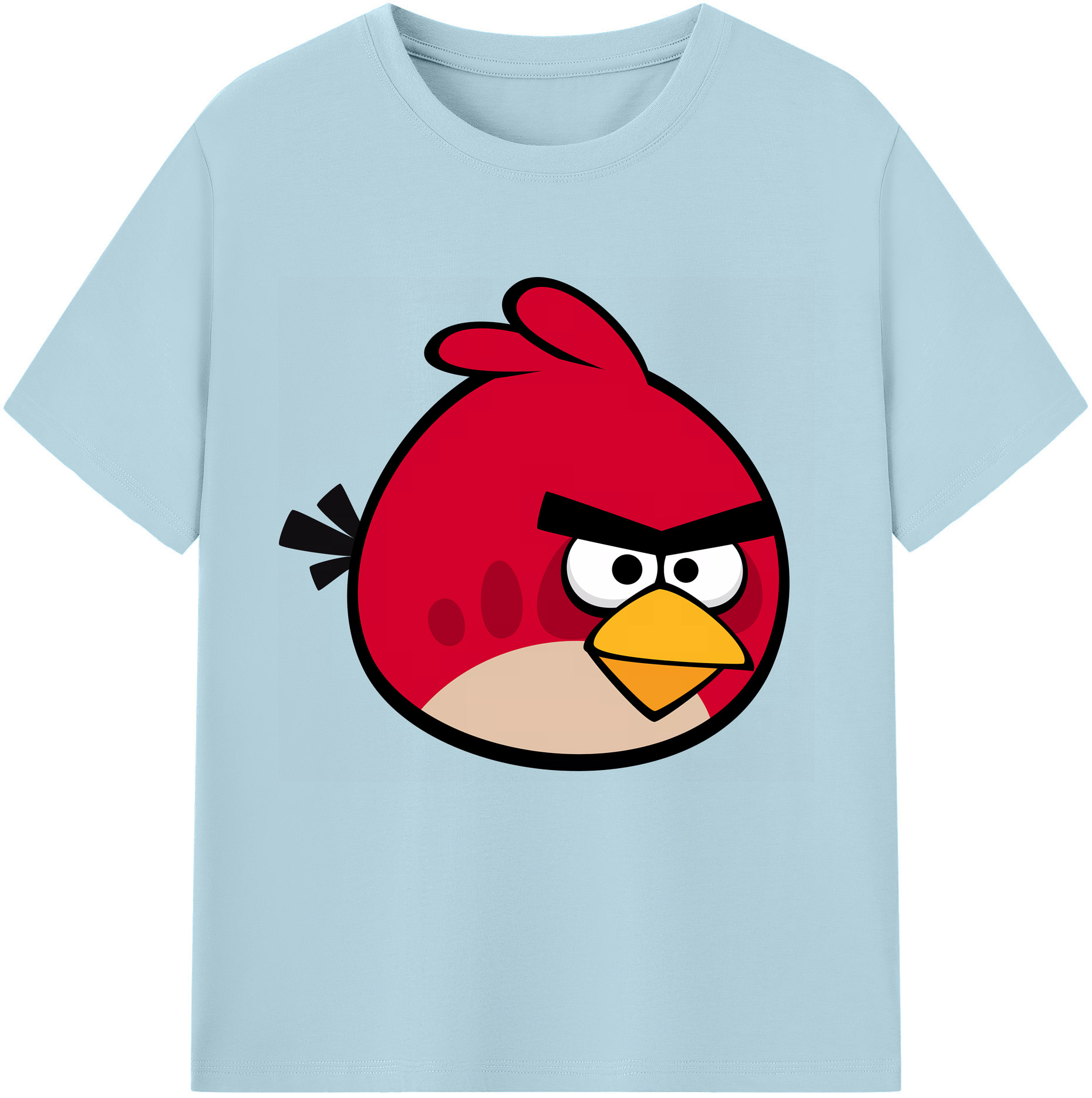 （画像用） Angry Birds アングリーバード 綿100％半袖Tシャツ（フロントプリント）
